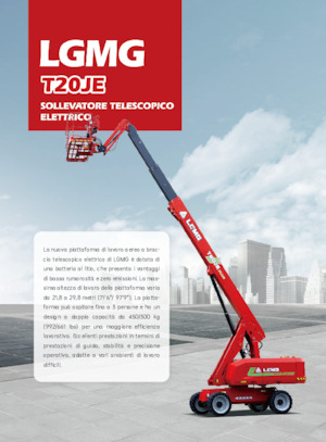 Telescoophoogwerkers op wielen LGMG  T20JE