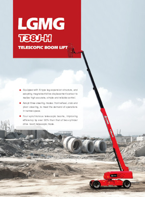 Telescoophoogwerkers op wielen LGMG  T38J-H