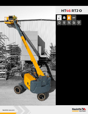 Telescoophoogwerkers op wielen Haulotte HT46 RTJ O