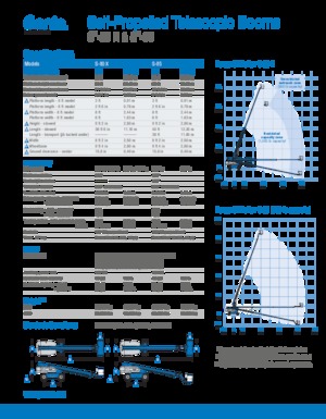 Telescoophoogwerkers op wielen Genie S-85