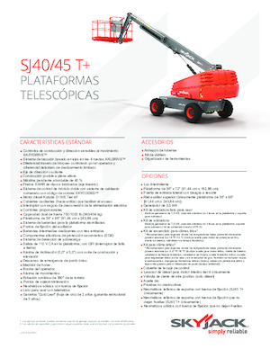 Telescoophoogwerkers op wielen Skyjack SJ 45 T+
