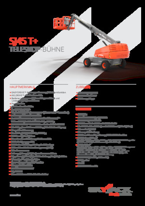 Telescoophoogwerkers op wielen Skyjack SJ 45 T+