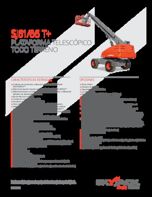 Telescoophoogwerkers op wielen Skyjack SJ 66 T+