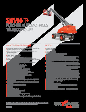 Telescoophoogwerkers op wielen Skyjack SJ 66 T+