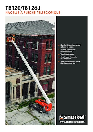 Telescoophoogwerkers op wielen Snorkel TB126J