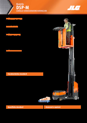 Enkele mast verticale hoogwerkers JLG DSP-M