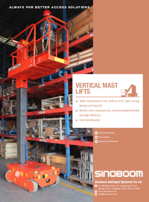 Enkele mast verticale hoogwerkers Sinoboom VM04E 