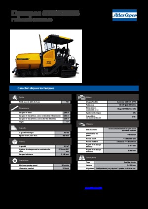 Verrijdbare asfalteermachine Dynapac SD 2500 WS