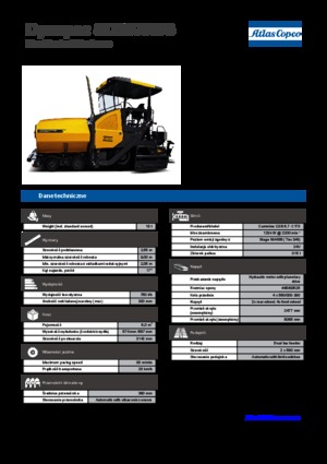 Verrijdbare asfalteermachine Dynapac SD 2500 WS