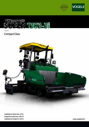 Verrijdbare asfalteermachine Vögele Super 1303-3i