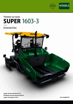 Verrijdbare asfalteermachine Vögele Super 1603-3