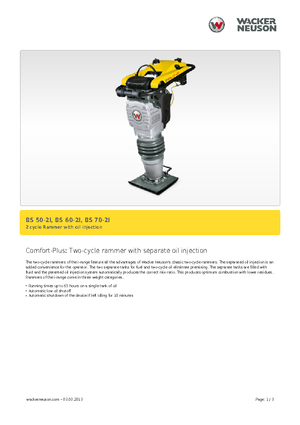 Benzine en Diesel Trilstampers Wacker BS 70-2i 11