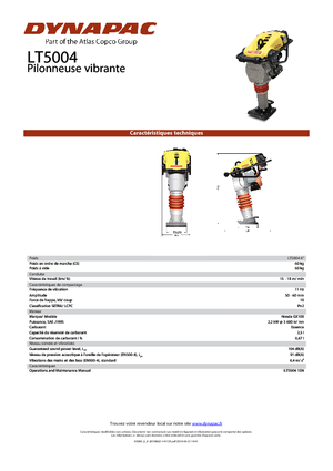 Benzine en Diesel Trilstampers Dynapac LT 5004 6