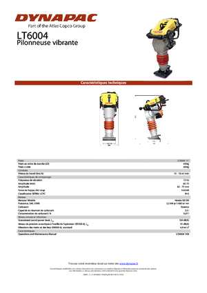 Benzine en Diesel Trilstampers Dynapac LT 6004 11