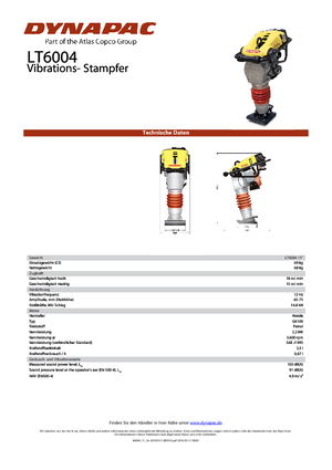 Benzine en Diesel Trilstampers Dynapac LT 6004 11