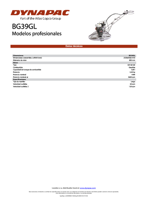 Betonmolens Dynapac BG 39 GL