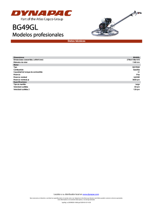 Betonmolens Dynapac BG 49 GL