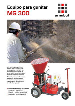 Spuitbeton Machines Arnabat MG 300