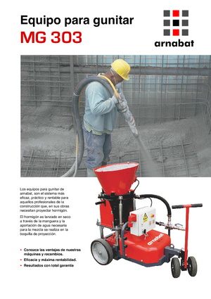 Spuitbeton Machines Arnabat MG 303