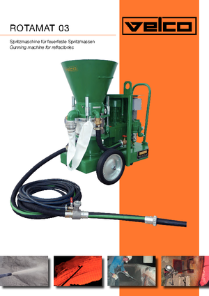 Spuitbeton Machines VELCO Rotamat  0,4tb 32