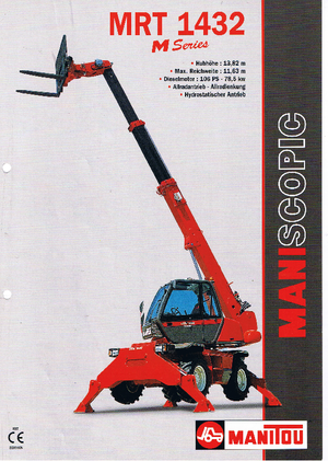 Draaiende verreiker Manitou MRT 1432