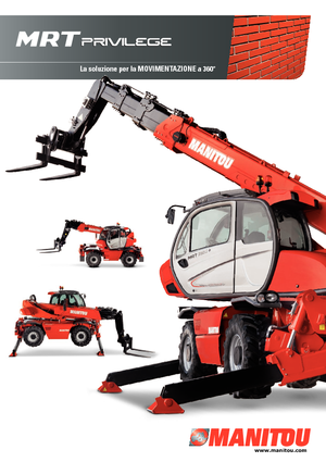 Draaiende verreiker Manitou MRT 1850+ Privilege