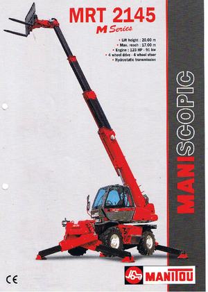 Draaiende verreiker Manitou MRT 2145