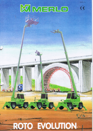 Draaiende verreiker Merlo Roto 50.10 EV