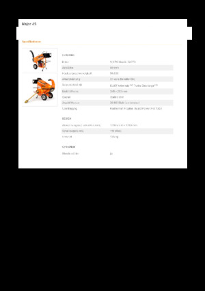 Houtversnipperaars Eliet Major 4S