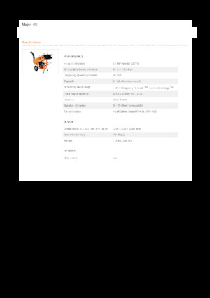 Houtversnipperaars Eliet Major 4S