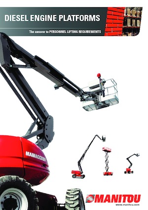 Verrijdbare schaarliften Manitou 100 SC
