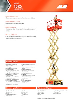 Verrijdbare schaarliften JLG 10RS