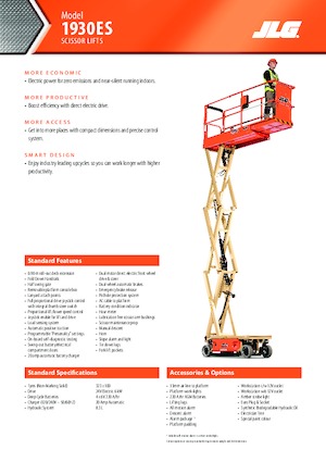 Verrijdbare schaarliften JLG 1930ES