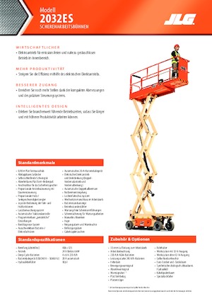 Verrijdbare schaarliften JLG 2032ES