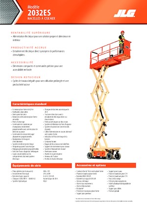 Verrijdbare schaarliften JLG 2032ES