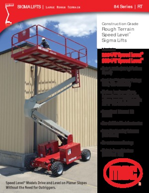 Verrijdbare schaarliften MEC 2684RT