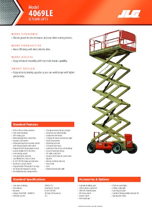 Verrijdbare schaarliften JLG 4069LE