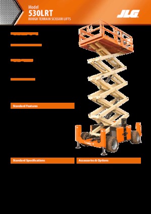 Verrijdbare schaarliften JLG 530LRT