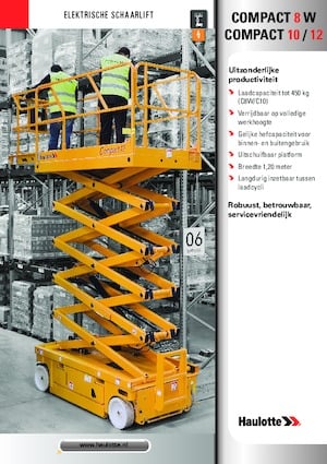 Verrijdbare schaarliften Haulotte Compact 10