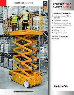 Verrijdbare schaarliften Haulotte COMPACT 3347 E