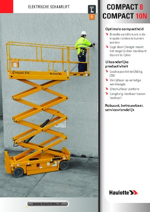 Verrijdbare schaarliften Haulotte Compact 10N