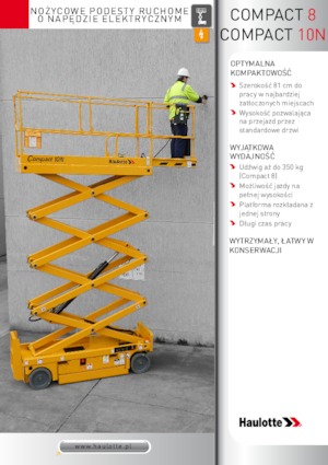 Verrijdbare schaarliften Haulotte Compact 8N