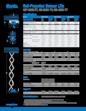 Verrijdbare schaarliften Genie GS-2669 RT