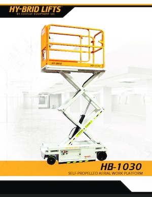 Verrijdbare schaarliften Custom Equipment HB-1030