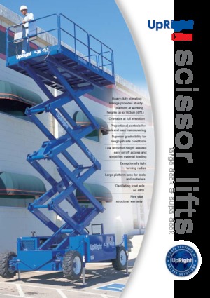 Verrijdbare schaarliften UpRight LX 41 BE SD