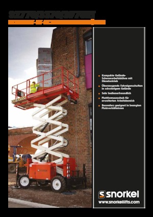 Verrijdbare schaarliften Snorkel S2770RT