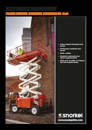 Verrijdbare schaarliften Snorkel S2770RT