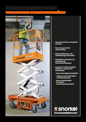 Verrijdbare schaarliften Snorkel S3010P