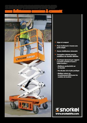 Verrijdbare schaarliften Snorkel S3010P