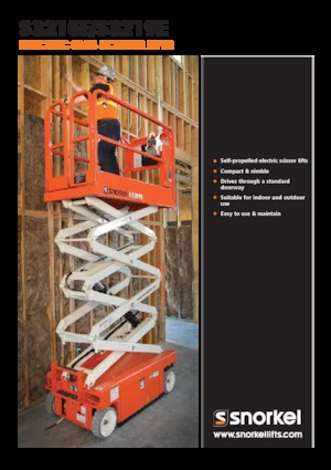 Verrijdbare schaarliften Snorkel S3215E